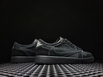 Travis Scott x Air Jordan 1 Low OG "Triple Black" phatom