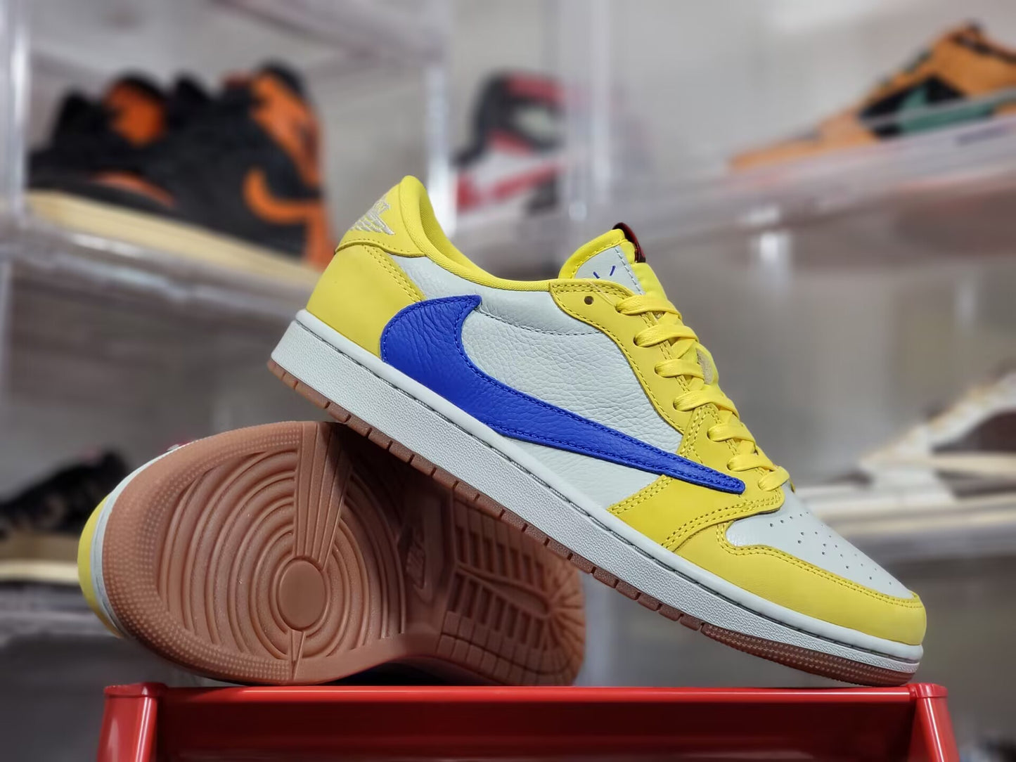 Travis Scott x Nike Air Jordan 1 Low OG"Canary"